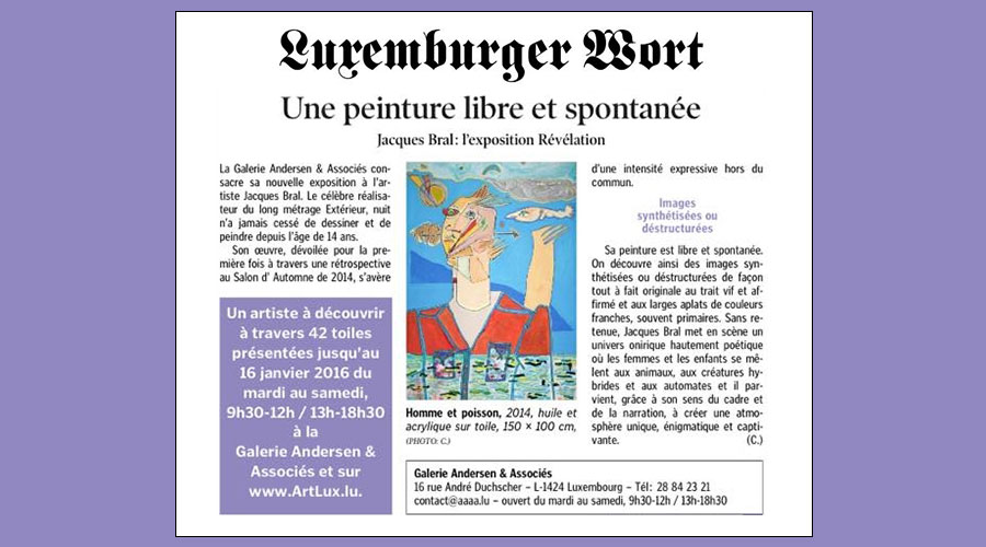 Article Luxemburger Wort 2015